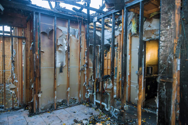 Professional Fire Damage Assessment technician working in Seabrook Farms, NJ